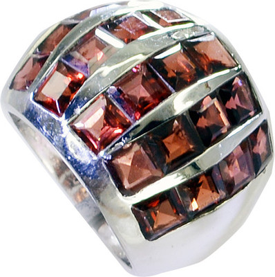 21% OFF on Riyo Handmade Garnet Sterling Silver Garnet Ring