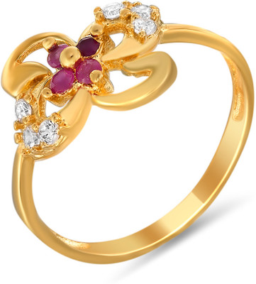 31% OFF on Mahi Naturalistic Alloy, Brass Zircon, Ruby 24K Yellow Gold Plated Ring 31% OFF on Mahi Naturalistic Alloy, Brass Zircon, Ruby 24K Yellow Gold Plated Ring