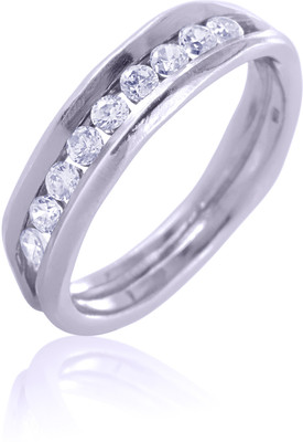 9% OFF on Image Inc Silver Cubic Zirconia Ring