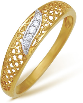 4% OFF on Nishtaa Yellow Gold Cubic Zirconia 22 K Ring