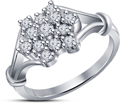 20% OFF on Siover Kusum Sterling Silver NA Rhodium Plated Ring