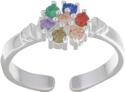 36% OFF on FusionKraft Floral Sterling Silver Cubic Zirconia Rhodium Plated Toe Ring 36% OFF on FusionKraft Floral Sterling Silver Cubic Zirconia Rhodium Plated Toe Ring