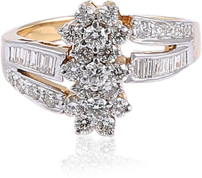 5% OFF on Jisha Gold Diamond 18 K Ring