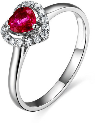 35% OFF on Facetzinspire Silver Ruby Sterling Silver Plated Ring 35% OFF on Facetzinspire Silver Ruby Sterling Silver Plated Ring