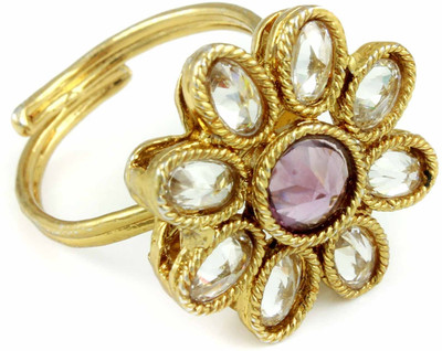21% OFF on The Art Jewellery Brass 18K Yellow Gold Plated Ring 21% OFF on The Art Jewellery Brass 18K Yellow Gold Plated Ring