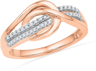 12% OFF on Jpearls Rose Gold Diamond 18K Rose Gold Plated 18 K Ring 12% OFF on Jpearls Rose Gold Diamond 18K Rose Gold Plated 18 K Ring