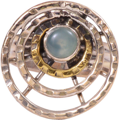 47% OFF on Rubera Silver Chalcedony Ring