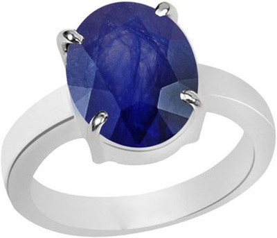 50% OFF on 11 Astro Gems 9.5 Crts Blue Sapphire Neelam Silver Sapphire Ring