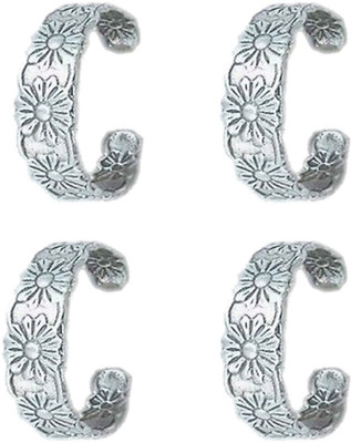 62% OFF on YouBella 925 Sterling Silver Toe Ring Set