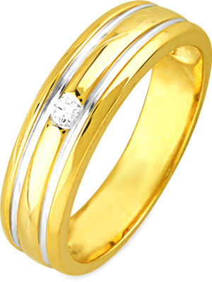 11% OFF on Jpearls Yellow Gold Diamond 18K Yellow Gold Plated 18 K Ring 11% OFF on Jpearls Yellow Gold Diamond 18K Yellow Gold Plated 18 K Ring