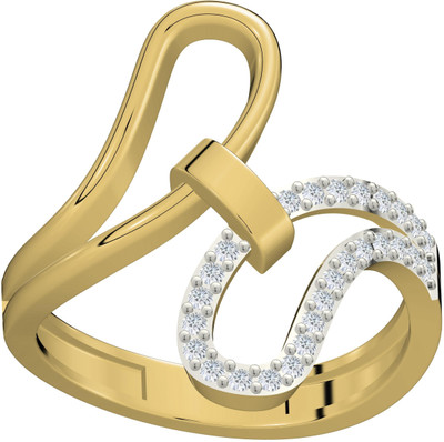12% OFF on Divaas Gold Gold 18K White Gold Plated 18 K Ring