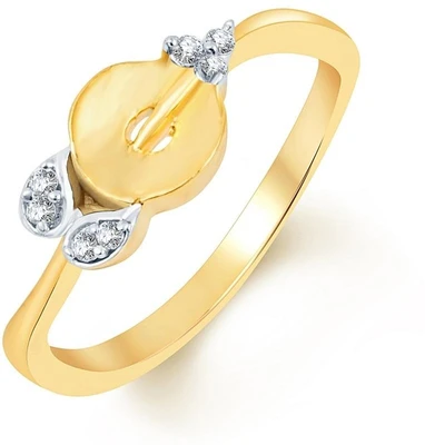 70% OFF on Sukkhi Alloy 24K Yellow Gold, Rhodium Plated Ring