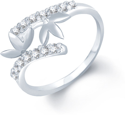 57% OFF on Sukkhi Stylish Alloy Cubic Zirconia Rhodium Plated Ring