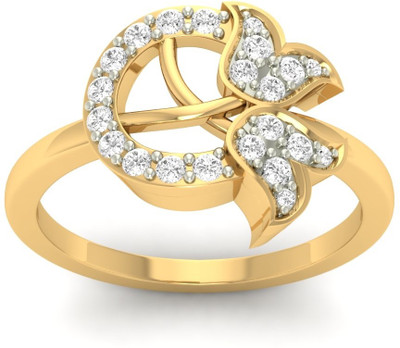 30% OFF on Jewels5 Tyriannee Yellow Gold Cubic Zirconia 18 K Ring
