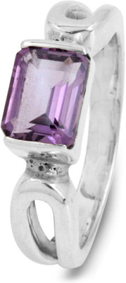 32% OFF on DFR Silver Amethyst Ring
