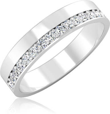 31% OFF on Forevercarat Twinkle Fantasy Silver Diamond Sterling Silver Plated Ring