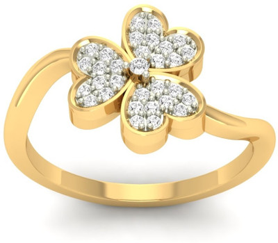 31% OFF on Jewels5 Karlen Yellow Gold Diamond Rhodium Plated 18 K Ring 31% OFF on Jewels5 Karlen Yellow Gold Diamond Rhodium Plated 18 K Ring