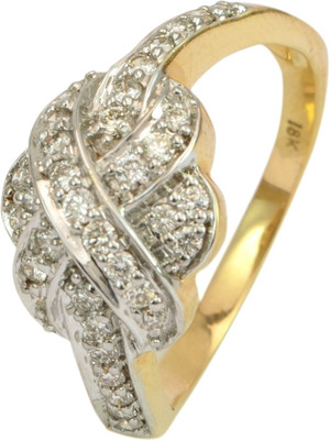 15% OFF on Rakam Gold Diamond 18K Yellow Gold Plated 18 K Ring