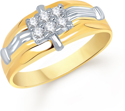 84% OFF on VK Jewels Good-Looking Alloy Cubic Zirconia 18K Yellow Gold Plated Ring