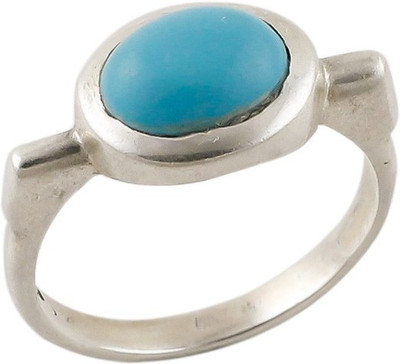 45% OFF on Jhumka Creations Silver Turquoise Ring