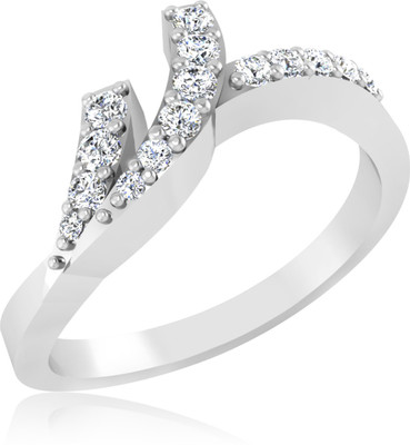 31% OFF on Forevercarat Rocker Style Silver Sterling Silver Plated Ring