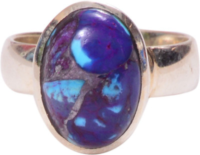 46% OFF on Rubera Silver Lapis Lazuli Ring