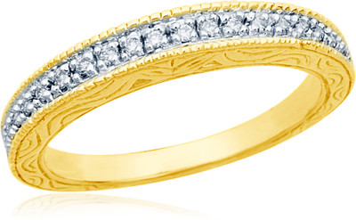 60% OFF on Mirrar Sterling Silver Diamond Rhodium Plated Ring