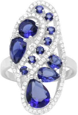 30% OFF on Gemtogems Shopper's Delight Sterling Silver Sapphire Ring