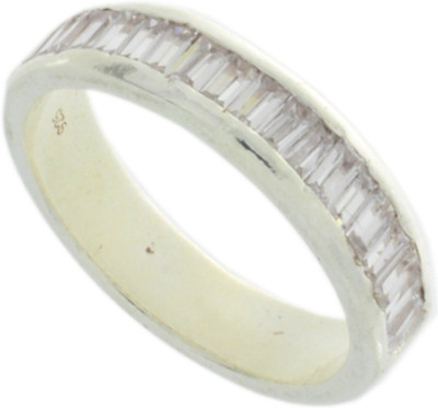 52% OFF on 925 Silver Silver Zircon Sterling Silver Plated Ring