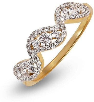 14% OFF on Shashvat Jewels Yellow Gold Diamond Ring