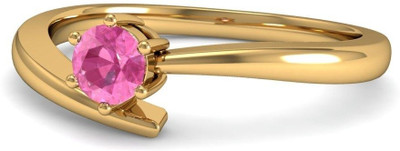 BlueStone The Amaryllis Yellow Gold Sapphire 14K Yellow Gold Plated 14 K Ring