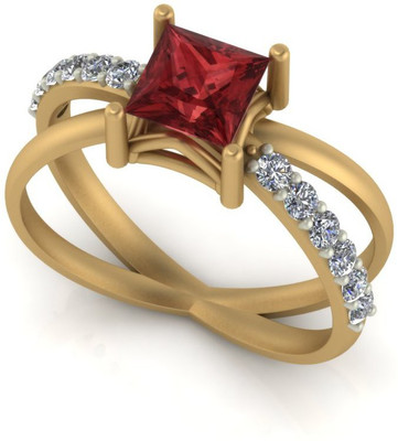 Deebeez Gold Ruby 14 K Ring