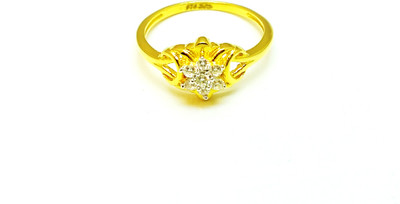 4% OFF on Ashree Gold Cubic Zirconia 22 K Ring