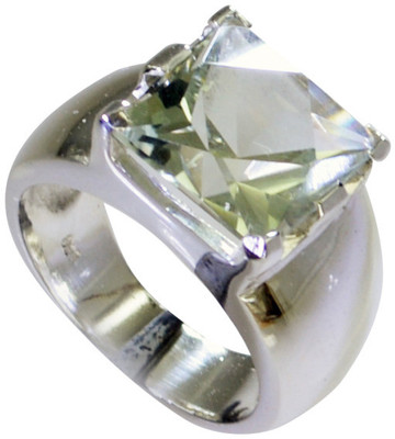 21% OFF on Riyo Dazzlingstar Green Amethyst Sterling Silver Amethyst Ring