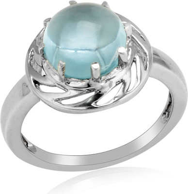 67% OFF on RosesNRibbons Charm Sterling Silver Topaz Rhodium Plated Ring 67% OFF on RosesNRibbons Charm Sterling Silver Topaz Rhodium Plated Ring