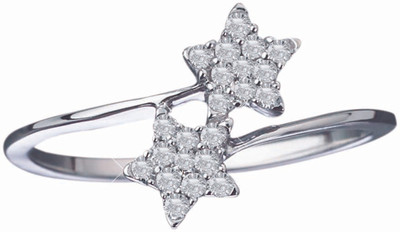 20% OFF on Aspen White Gold 18 K Ring