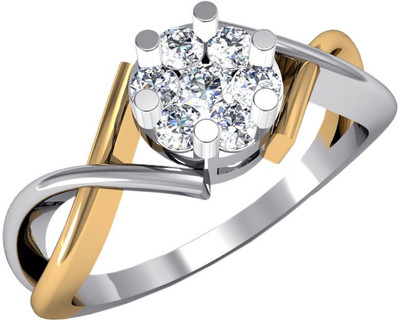 65% OFF on Suvarnadeep Sterling Silver Zircon Rhodium Plated Ring 65% OFF on Suvarnadeep Sterling Silver Zircon Rhodium Plated Ring