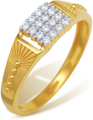 5% OFF on Nishtaa Yellow Gold Cubic Zirconia 22 K Ring
