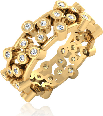 28% OFF on Forevercarat Princess Gold Diamond 14 K Ring