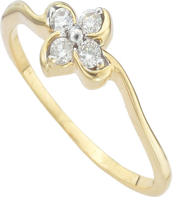 30% OFF on Caratcents Gold Diamond 14K Yellow Gold Plated 14 K Ring