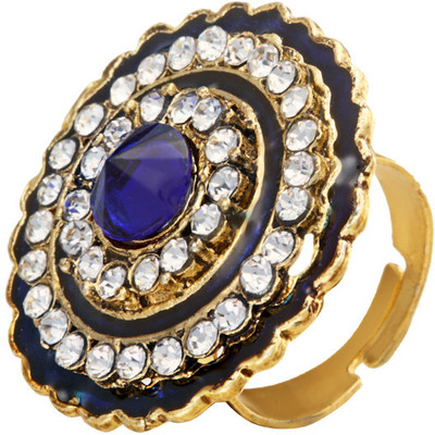 77% OFF on The Pari Alloy, Brass Ring