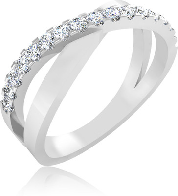 31% OFF on Forevercarat Twin Daisy Silver Sterling Silver Plated Ring