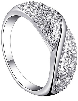 57% OFF on Kaizer Jewelry Alloy Cubic Zirconia 18K White Gold Plated Ring 57% OFF on Kaizer Jewelry Alloy Cubic Zirconia 18K White Gold Plated Ring