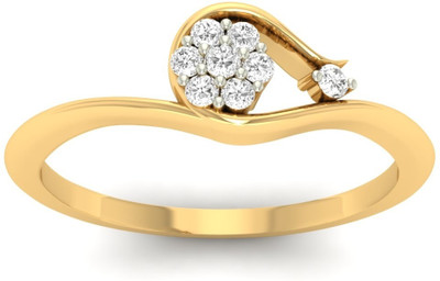 30% OFF on Jewels5 Gold Diamond Rhodium Plated 18 K Ring