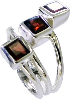 22% OFF on Riyo Seductive Garnet Sterling Silver Garnet Ring