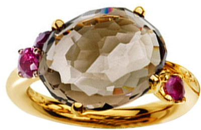 21% OFF on JacknJewel Hazel Gold 18K Yellow Gold Plated 18 K Ring