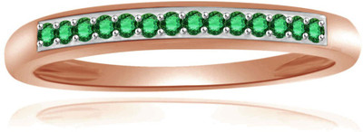 9% OFF on Vivre Jewels Silver 14K Rose Gold Plated Ring