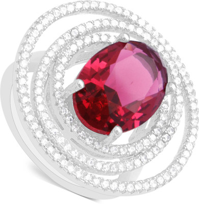 30% OFF on Gemtogems Designer Delight Sterling Silver Ruby Ring 30% OFF on Gemtogems Designer Delight Sterling Silver Ruby Ring
