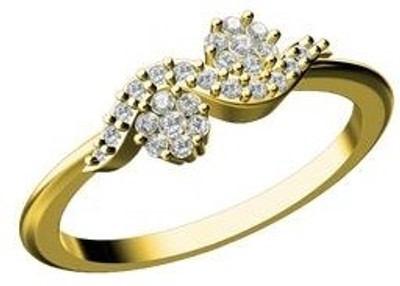 Viviana Gold 18K Yellow Gold Plated 18 K Ring