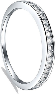 62% OFF on Kaizer Jewelry Alloy Cubic Zirconia 18K White Gold Plated Ring